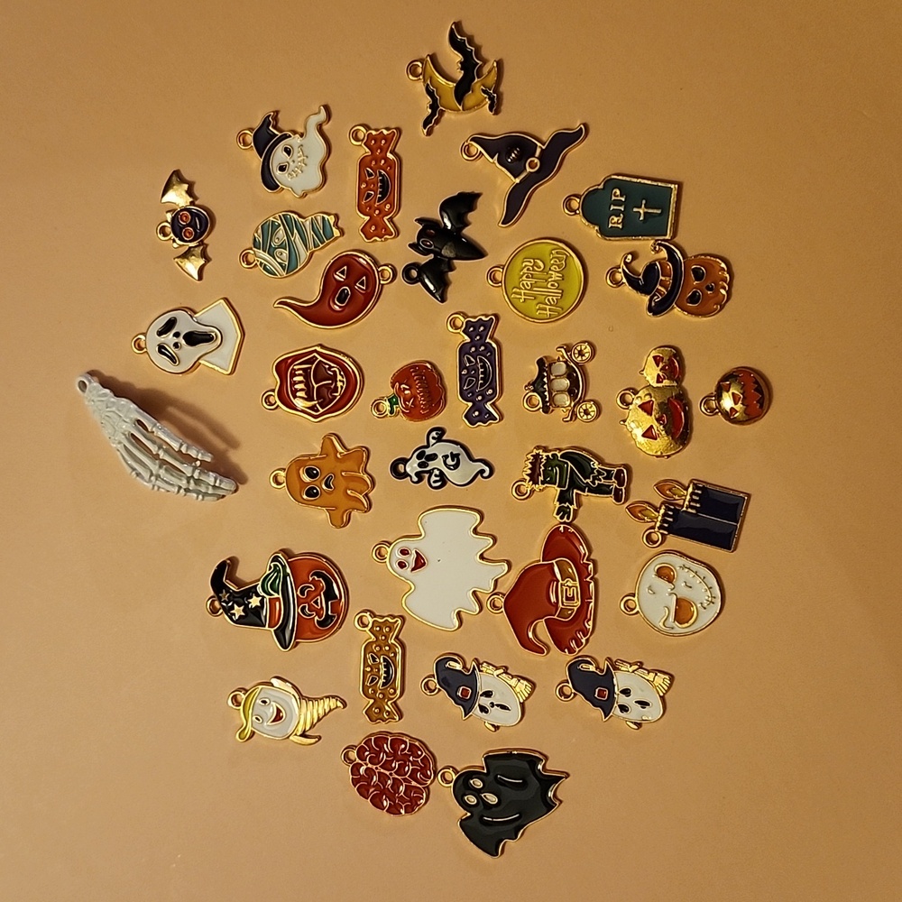 New Enamel Halloween Charms for Jewlery Making